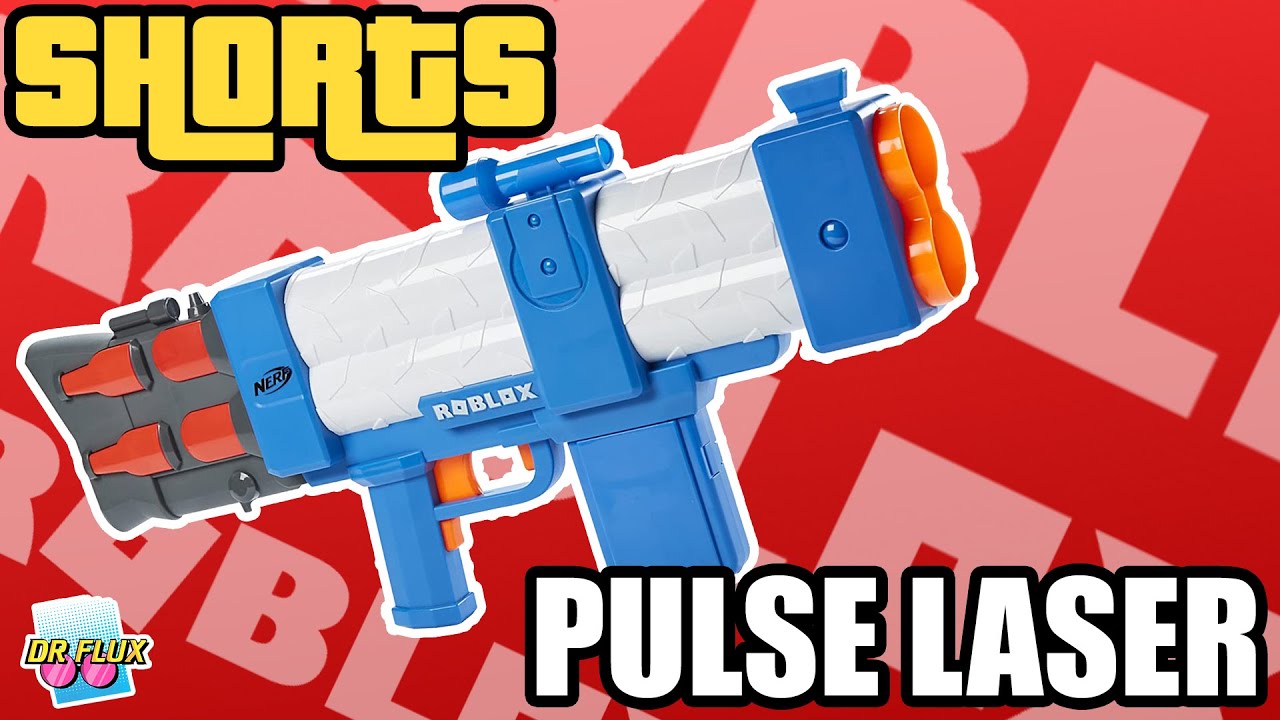 Nerf's blockiest Stryfe reskin yet? Roblox Arsenal Pulse Laser firing