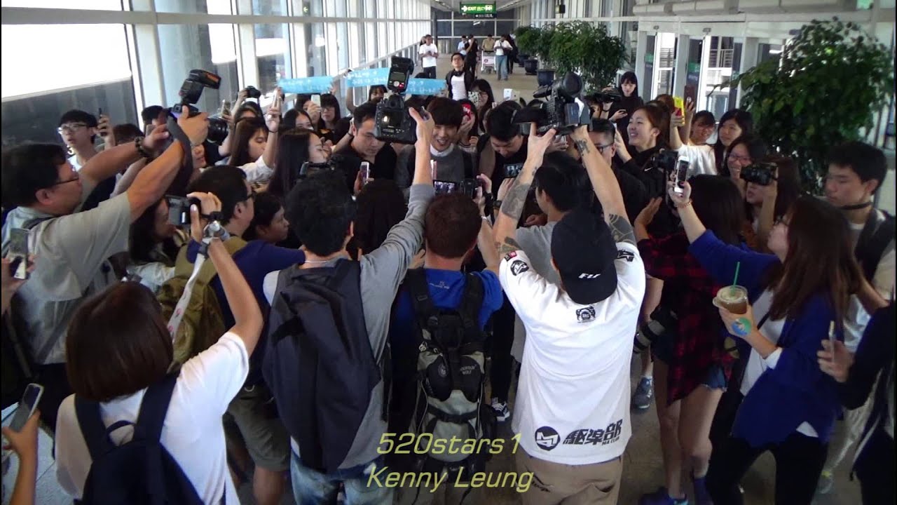 李準Lee Joon(이준) Arrived Hong Kong Airport 20151122