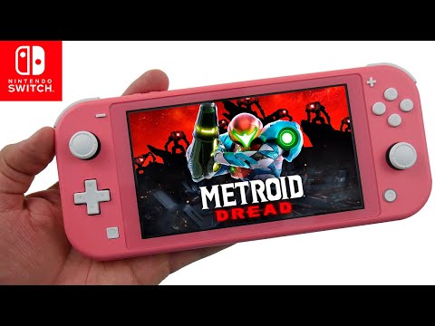 Metroid Dread Nintendo Switch LITE Unboxing and Gameplay - YouTube