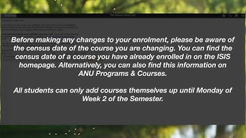 Instructional Video: How to Swap or Drop a Course