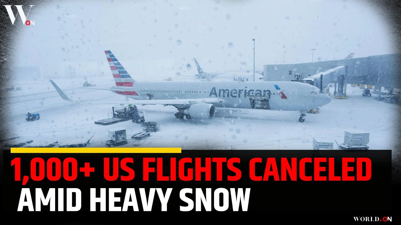 1,000+ US Flights Canceled as Winter Storm Disrupts Christmas Travel