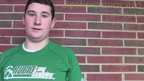 Rubio Long Snapping, Dominic Brocato, December 2016