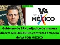 Vocera de #VaPorMéxico, recibió MILLONARIOS contratos del Gob de EPN