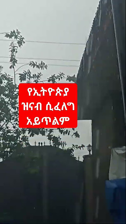 #minivlog ዝናብ ኢትዮጵያ ሲፈለግ የማይጥለው ነገርስ
