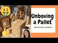 Unboxing a Pallet of Case Packed Merchandise from Wholesale Ninjas