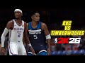 Oklahoma City Thunder vs Minnesota Timberwolves | NBA 2K26