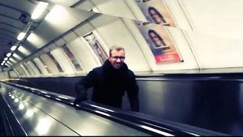 Run up an escalator the wrong way  (Created with @Magisto)