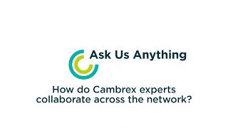How Do Cambrex Experts Collaborate Across the Network | Ask Us Anything