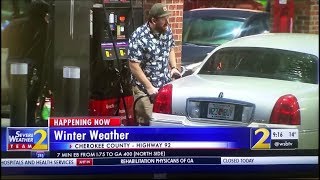 Snow in Atlanta WSBTV Channel 2 Action News Jan 16, 2018