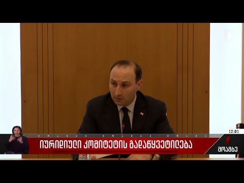 იურიდიული კომიტეტის გადაწყვეტილება