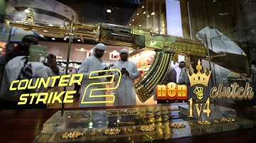 CS2 - n8n- map OVERPASS - 1v4 clutch - to secure match point