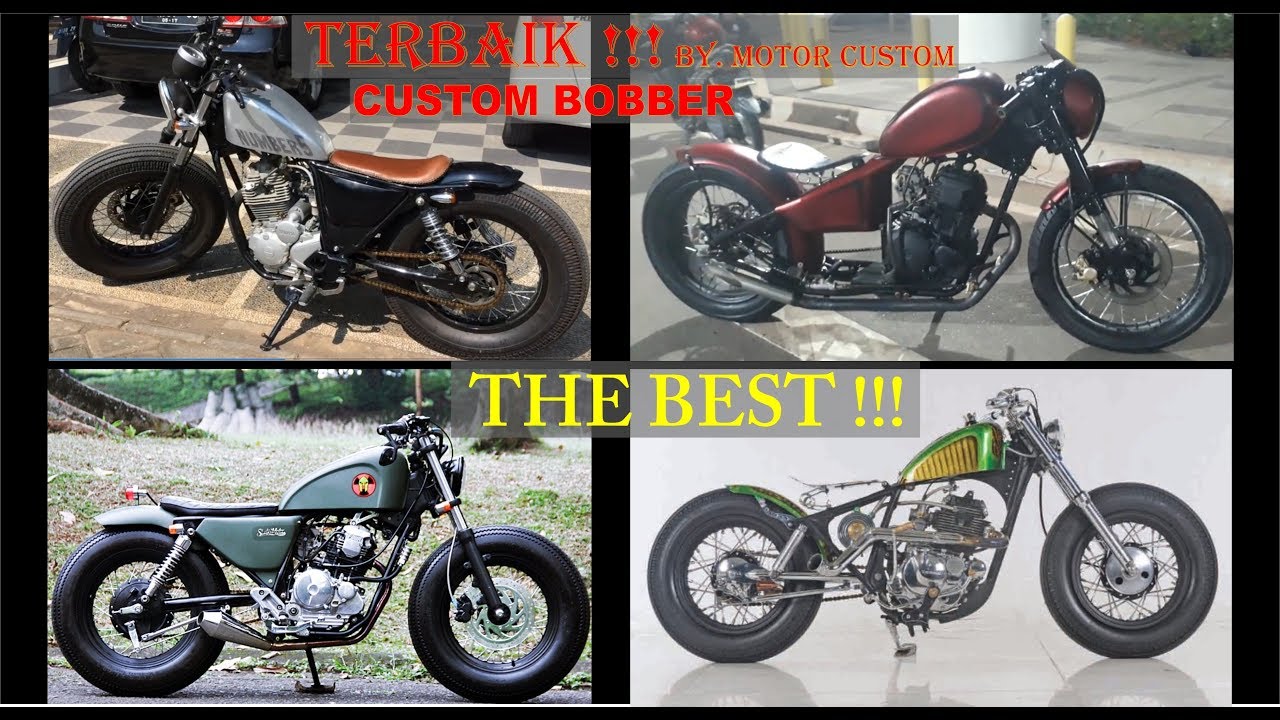 CUSTOM BOBBER 5 Modifikasi Custom Bobber Pilihan Chanel Motor Custom YouTube