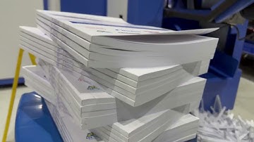 BindLine 5000 perfectbinder with Nordson PUR system - Versapail melter and EP48V applicator