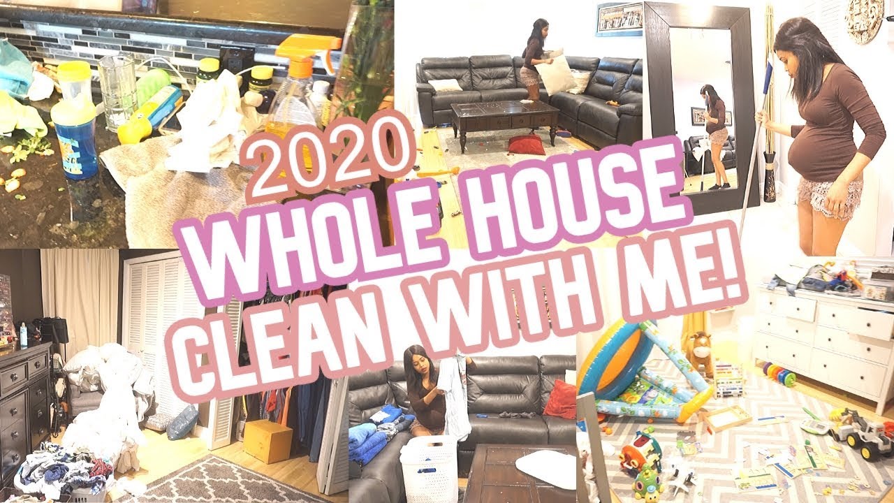 WHOLE HOUSE CLEAN WITH ME // EXTREME CLEANING MOTIVATION  // SAHM