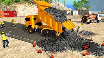 River Road Bridge Constructor -  Truck Simulator Builder Road - Best Android Gameplay