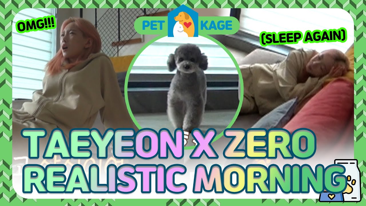 Taeyeon&Zero realistic healing morning vlog🌞