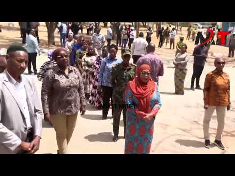 See How Dictator Samia Suluhu Voted Herself After Jailing Opposition Leader Tundu Lissu 