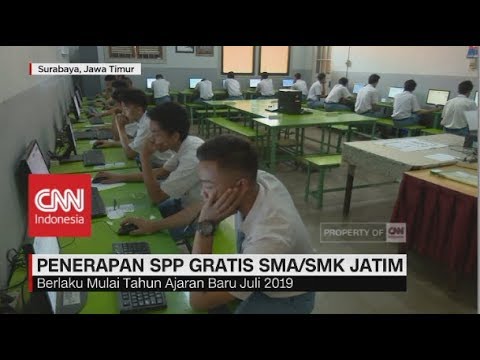 Penerapan SPP Gratis SMA/SMK Jatim