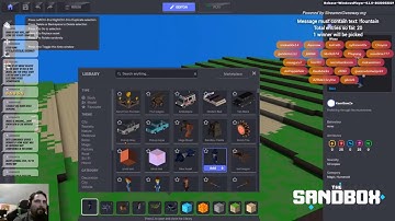 The Sandbox Live Streams Saturday, June 20 - 11:00AM - 12:00PM EST (15:00 - 16:00 GMT)