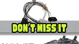 Suitable for BMW X6 E71 2008-2010 EU Version xenon headlight wiring harness assembly internal wire