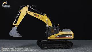 HUINA New Upgrade 580 1/14 Metal Excavator Model Engineering Vehicle Electric Ball Grabber TH25483