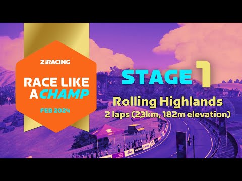 ZRacing February Series: Race Like A Champ Stage 1 Rolling Highlands