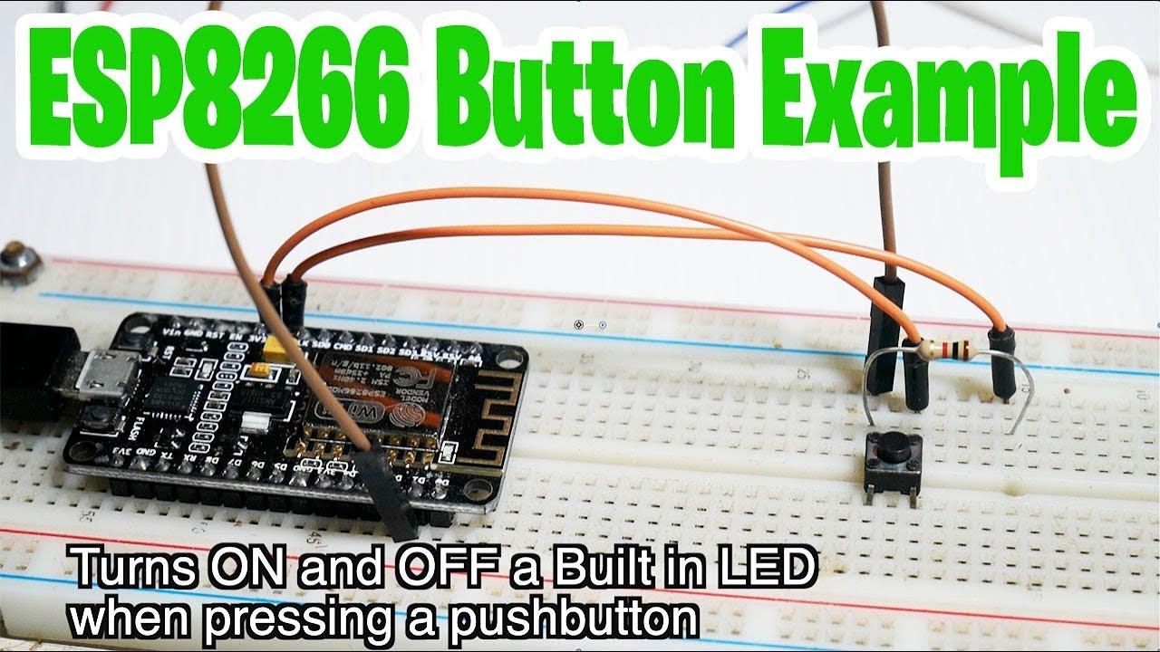 ESP8266 example - YouTube