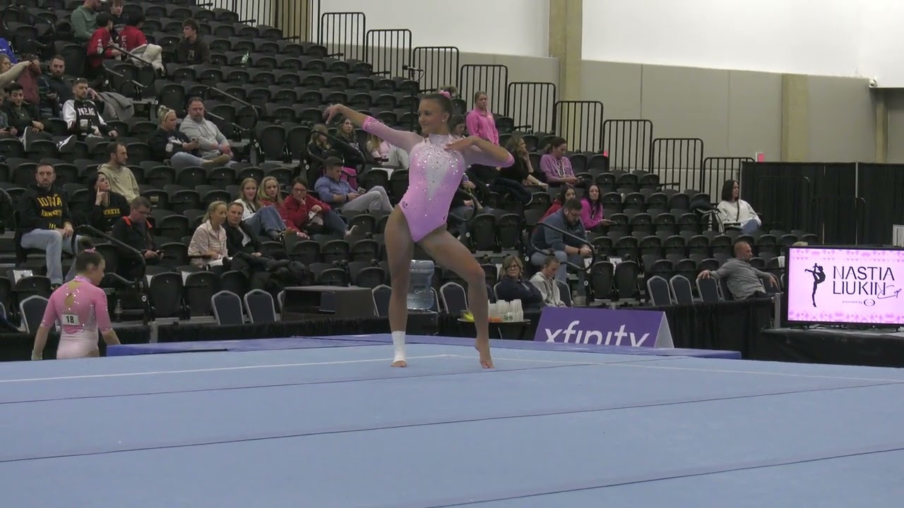 Arianna Ostrum -  Floor Exercise  - 2025 Nastia Liukin Cup