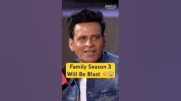 Manoj Bajpayee 😎 promises Family Man Season 3 is next-level! 💣 #shorts #manojbajpayee #bollywood