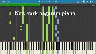 Video thumbnail of "Newyork Nagaram Piano Cover | Tutorial | Keyboard Notes | Sillunu Oru Kadhal | Tamil | Ar Rahman."