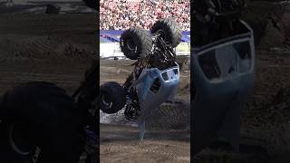 Monster Jam Tampa 2024 Freestyle Megalodon BACKFLIP SAVE #monsterjam #monstertruck #monsterjam2024