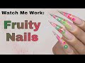 Easy Fimo Fruit Nails Tutorial | Watch Me Work