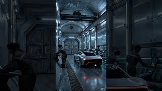 Futuristic Car Lab: Transforming an Abandoned Tunnel into a High-Tech Garage! 🏎️⚡ #Supercar #shorts
