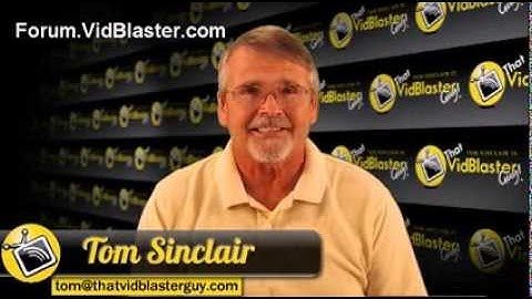 That VidBlaster Guy! - LIVE - Video Resolution Chain explained