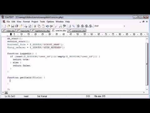 141   Getting User Data Part 1   PHP Tutorials