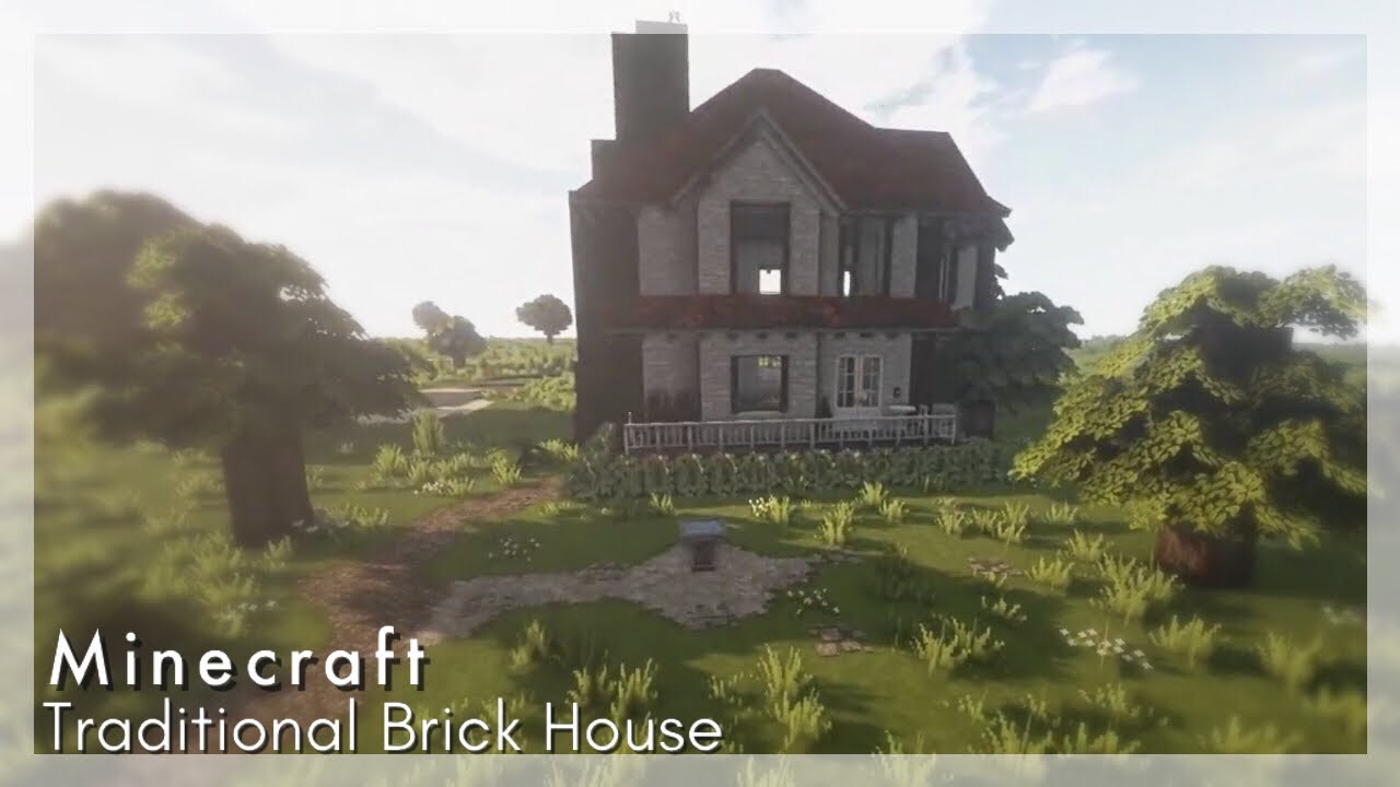 Traditional Brick House Mix Minecraft Cocricot Speed Build Youtube