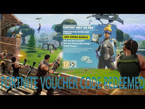 How To Redeemed Fortnite Voucher Code Neo Versa Bundle Pack Unlocked Mono Gaming Youtube