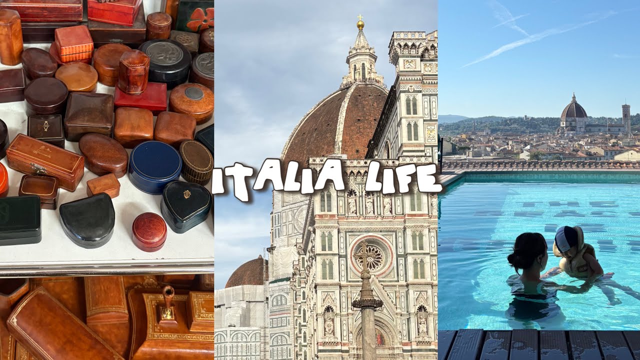 vlog 이탈리아 라이프✨l 피렌체여행  l Peroni 가죽공방 l Maileg 인형 l Vivoli 아포카토커피 l 피오렌티나스테이크 l Cascina Nascosta