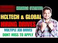 HclTech , Globallogic Biggest Hiring Drives | Off Campus Drive | 2025, 2024 Batch | Fresher Jobs