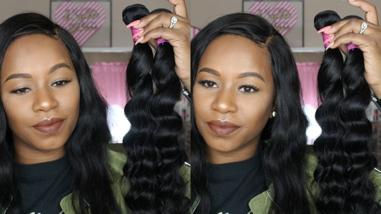 Ali Express Yolissa Hair 7A Loose Deep Wave Unboxing YouTube