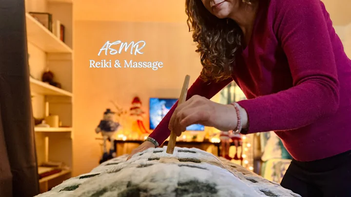 Healing Your Body With Reiki ASMR | Full Body Massage & Energy Healing | Fireplace Sounds