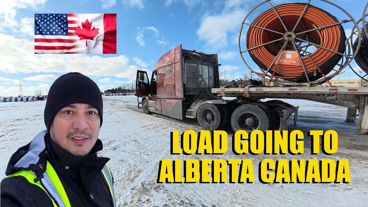 LOAD OF REELS GOING TO ALBERTA