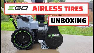 AIRLESS Tires WHAT EGO 2 Stage Snow Blower