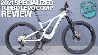 2021 Specialized Turbo Levo Comp Review, 700 Wh Battery Electric Mountain  Bike! - YouTube