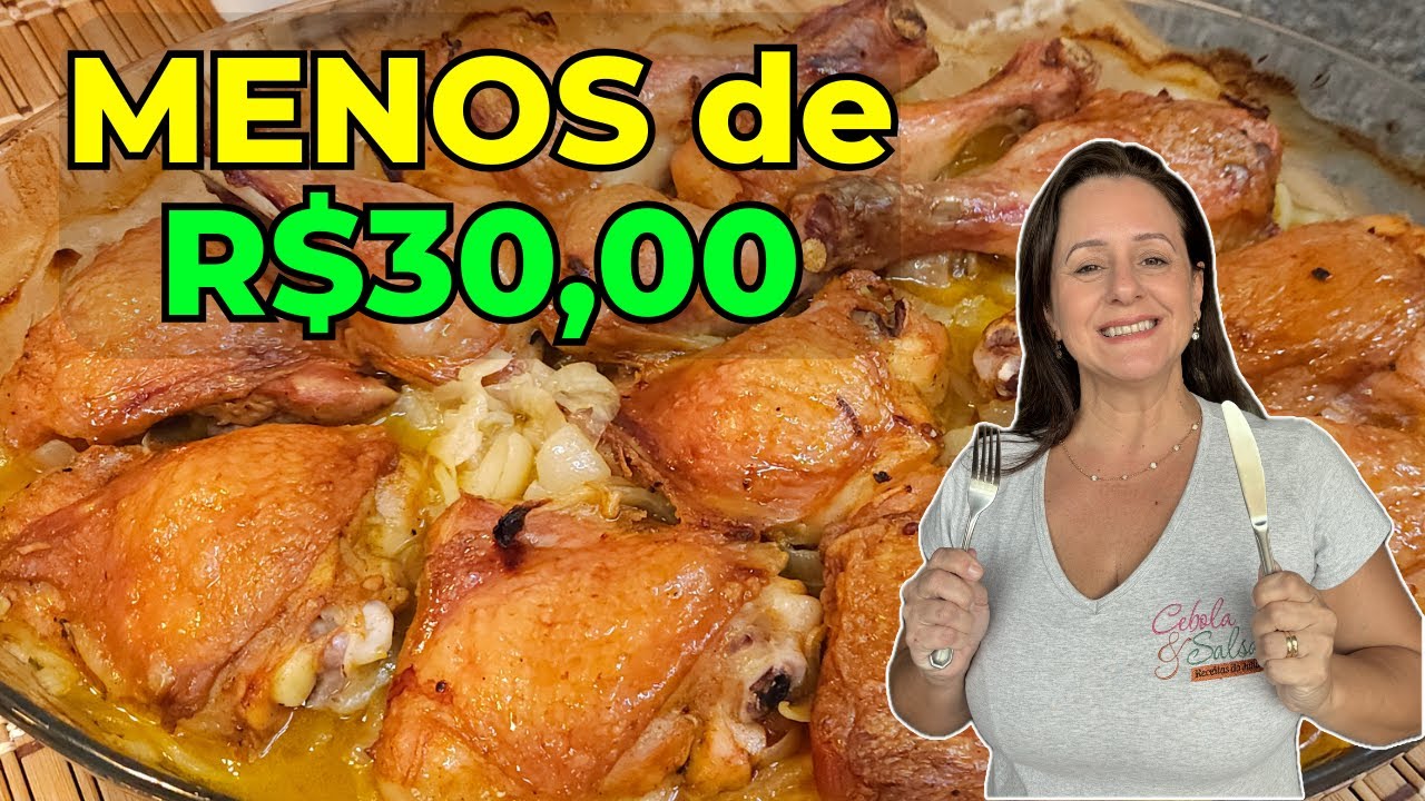 RECEITA de FRANGO ASSADO à MODA da VOVÓ para toda FAMÍLIA