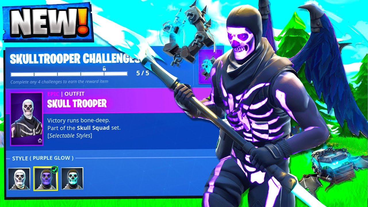 How to Get a Purple Skull Trooper! Fortnite Season 6 New Update
