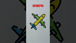 coloring page Airplane ✈️ #shorts