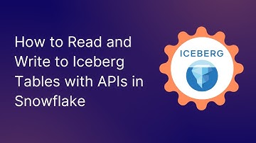 No Code API Tutorial: How to Read and Write to Iceberg Tables with REST APIs in Snowflake