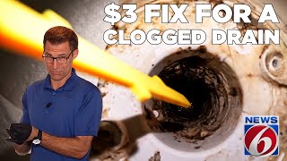Clogged shower drain? Try this before calling the plumber!