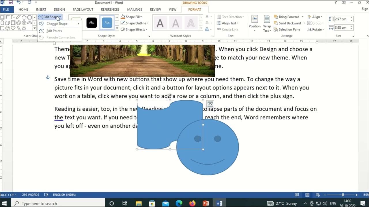 Insert picture in word file insert shape insert online picture in
